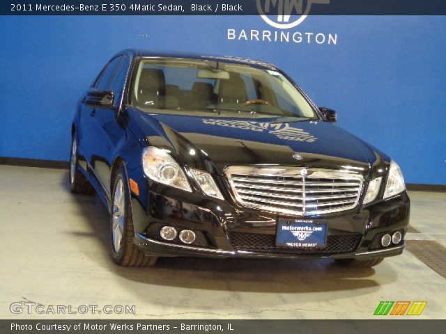 2011 Mercedes-Benz E 350 4Matic Sedan in Black