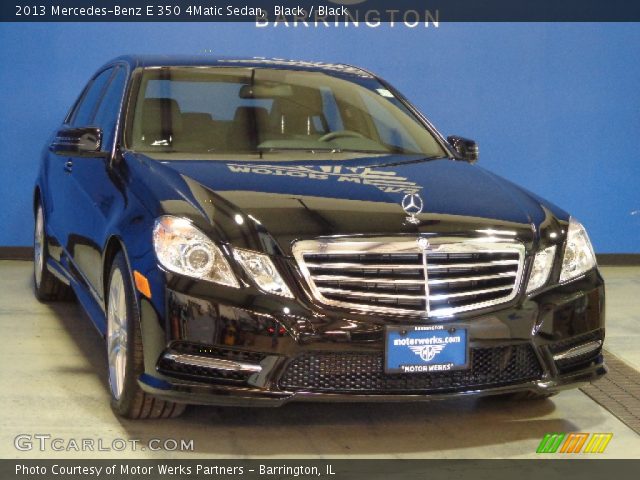 2013 Mercedes-Benz E 350 4Matic Sedan in Black