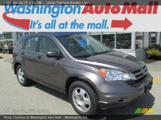 2011 Honda CR-V LX 4WD in Urban Titanium Metallic