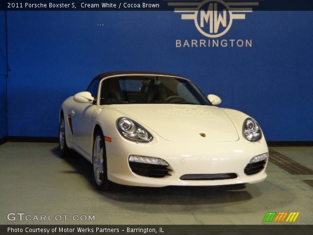2011 Porsche Boxster S in Cream White