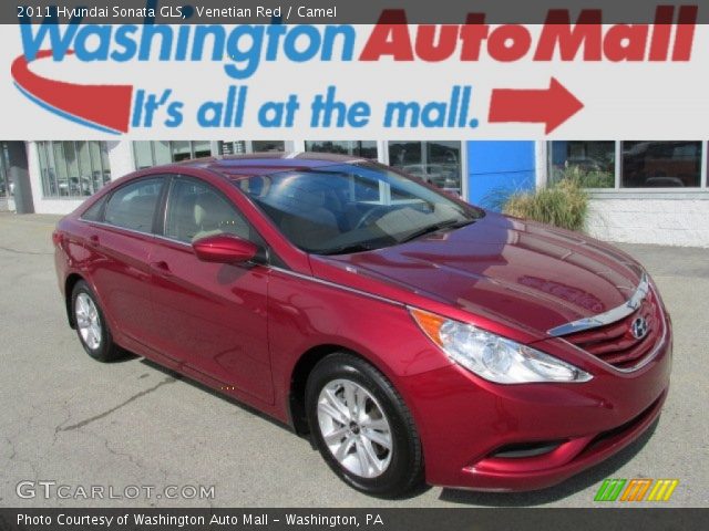 2011 Hyundai Sonata GLS in Venetian Red