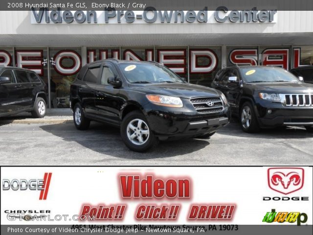 2008 Hyundai Santa Fe GLS in Ebony Black