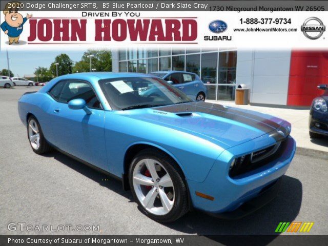 2010 Dodge Challenger SRT8 in B5 Blue Pearlcoat