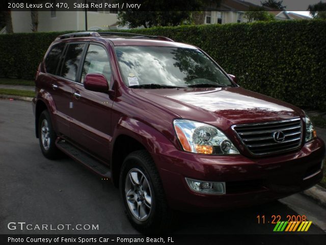 2008 Lexus GX 470 in Salsa Red Pearl