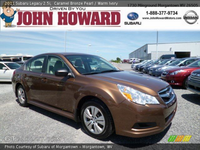 2011 Subaru Legacy 2.5i in Caramel Bronze Pearl