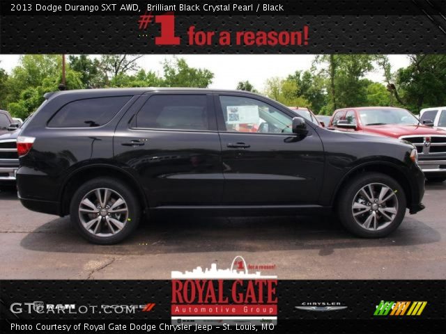 2013 Dodge Durango SXT AWD in Brilliant Black Crystal Pearl