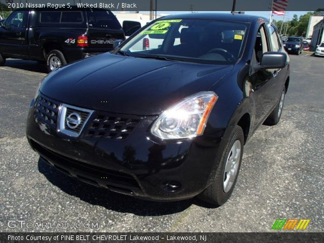 2010 Nissan Rogue S in Wicked Black