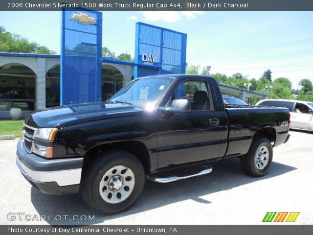 2006 Chevrolet Silverado 1500 Work Truck Regular Cab 4x4 in Black