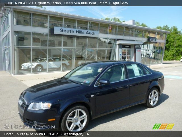 2008 Audi A4 2.0T quattro Sedan in Deep Sea Blue Pearl Effect