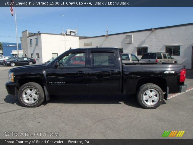 2007 Chevrolet Silverado 1500 LT Crew Cab 4x4 in Black