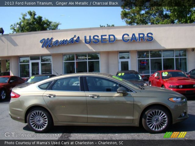 2013 Ford Fusion Titanium in Ginger Ale Metallic