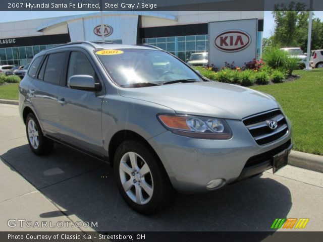 2007 Hyundai Santa Fe Limited in Steel Gray