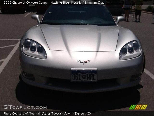 2006 Chevrolet Corvette Coupe in Machine Silver Metallic