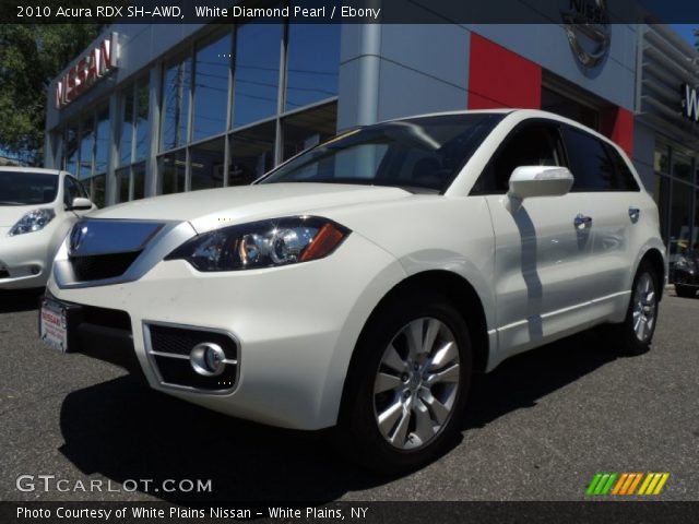 2010 Acura RDX SH-AWD in White Diamond Pearl