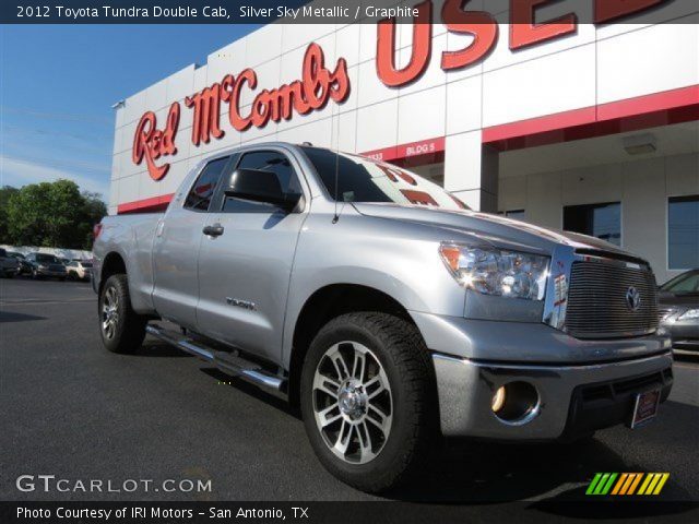 2012 Toyota Tundra Double Cab in Silver Sky Metallic