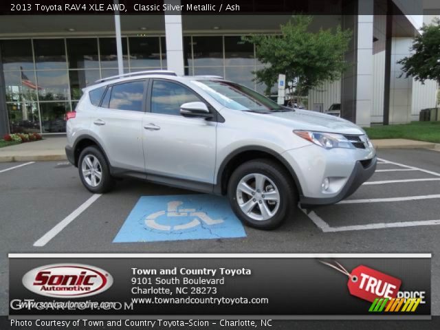 2013 Toyota RAV4 XLE AWD in Classic Silver Metallic