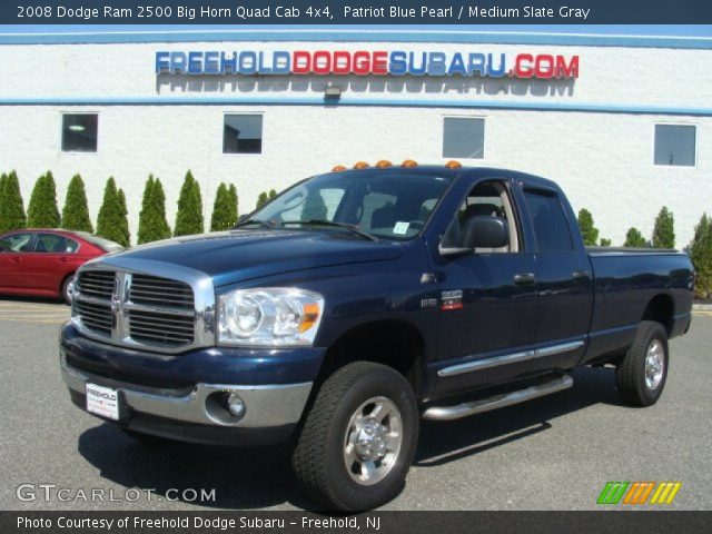 2008 Dodge Ram 2500 Big Horn Quad Cab 4x4 in Patriot Blue Pearl