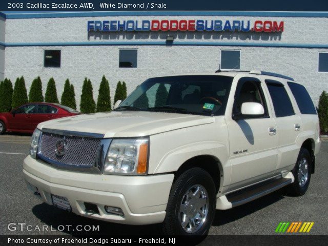 2003 Cadillac Escalade AWD in White Diamond
