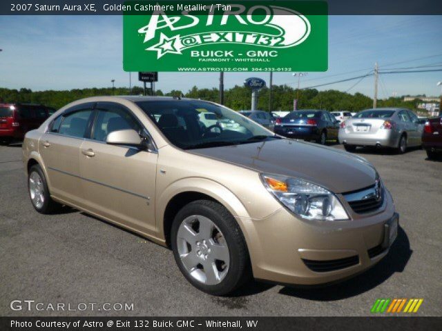 2007 Saturn Aura XE in Golden Cashmere Metallic