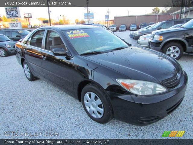 2002 Toyota Camry LE in Black