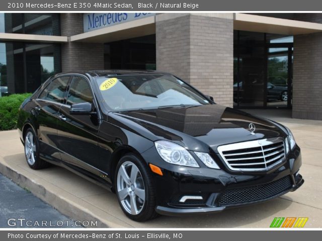 2010 Mercedes-Benz E 350 4Matic Sedan in Black
