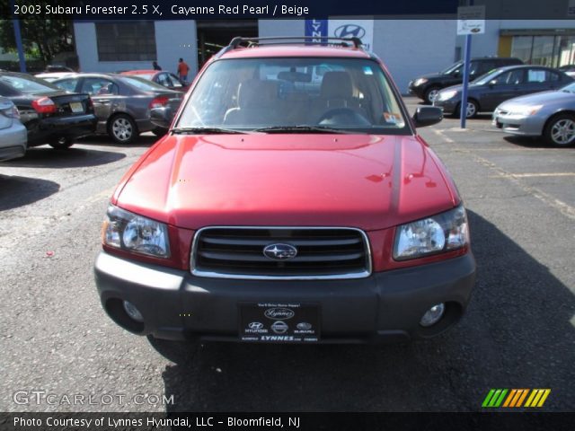 2003 Subaru Forester 2.5 X in Cayenne Red Pearl