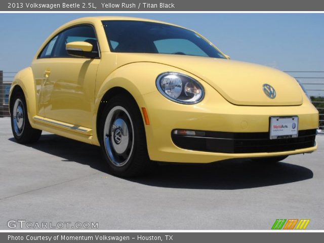 2013 Volkswagen Beetle 2.5L in Yellow Rush