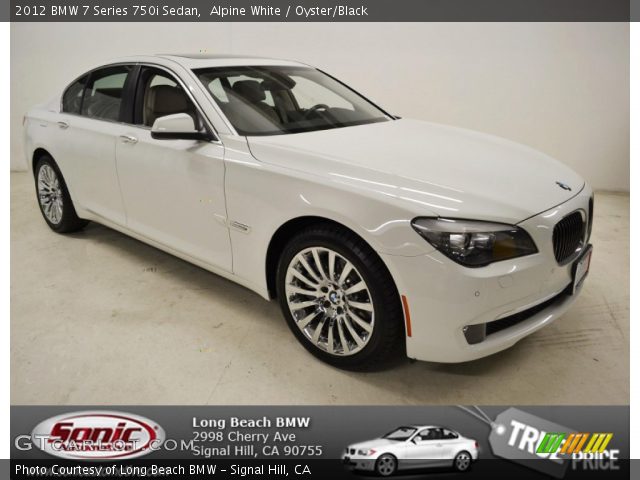 2012 BMW 7 Series 750i Sedan in Alpine White