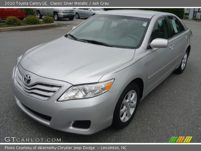 2010 Toyota Camry LE in Classic Silver Metallic