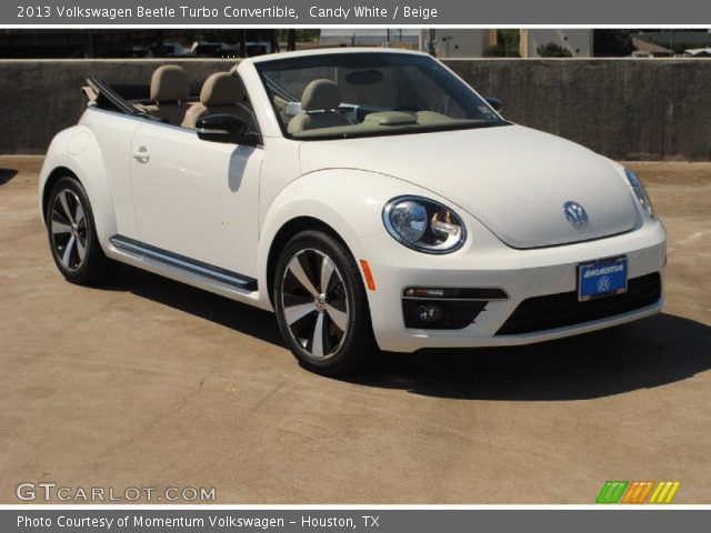 2013 Volkswagen Beetle Turbo Convertible in Candy White