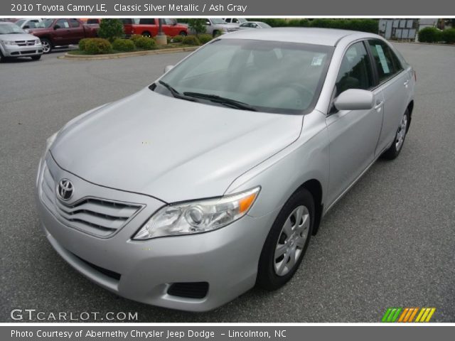 2010 Toyota Camry LE in Classic Silver Metallic