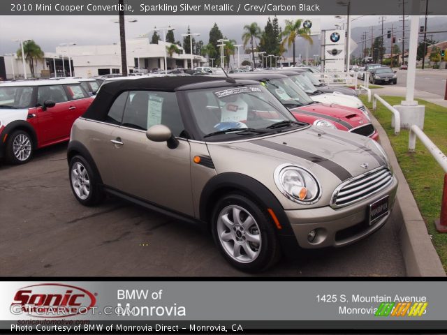 2010 Mini Cooper Convertible in Sparkling Silver Metallic