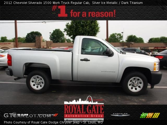 2012 Chevrolet Silverado 1500 Work Truck Regular Cab in Silver Ice Metallic