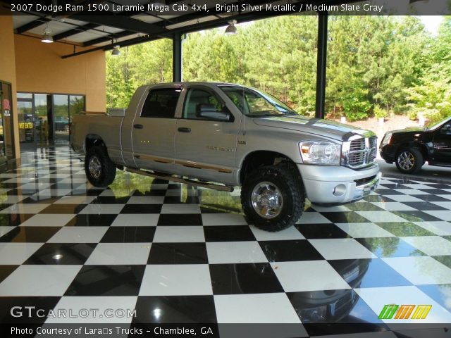 2007 Dodge Ram 1500 Laramie Mega Cab 4x4 in Bright Silver Metallic