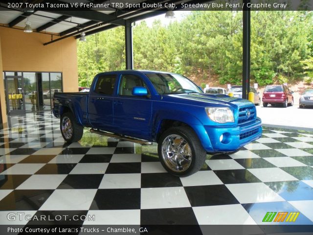 2007 Toyota Tacoma V6 PreRunner TRD Sport Double Cab in Speedway Blue Pearl