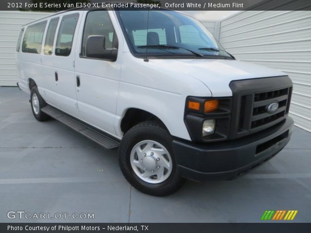 2012 Ford E Series Van E350 XL Extended Passenger in Oxford White