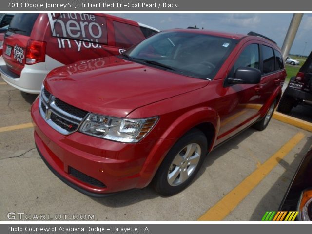 2013 Dodge Journey SE in Brilliant Red Tri-Coat Pearl