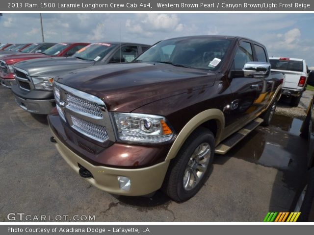 2013 Ram 1500 Laramie Longhorn Crew Cab 4x4 in Western Brown Pearl
