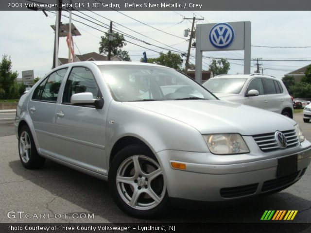 2003 Volkswagen Jetta GLS 1.8T Sedan in Reflex Silver Metallic