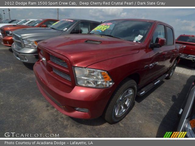 2012 Dodge Ram 1500 Sport Crew Cab in Deep Cherry Red Crystal Pearl
