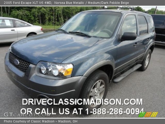 2005 Ford Escape XLT V6 4WD in Norsea Blue Metallic