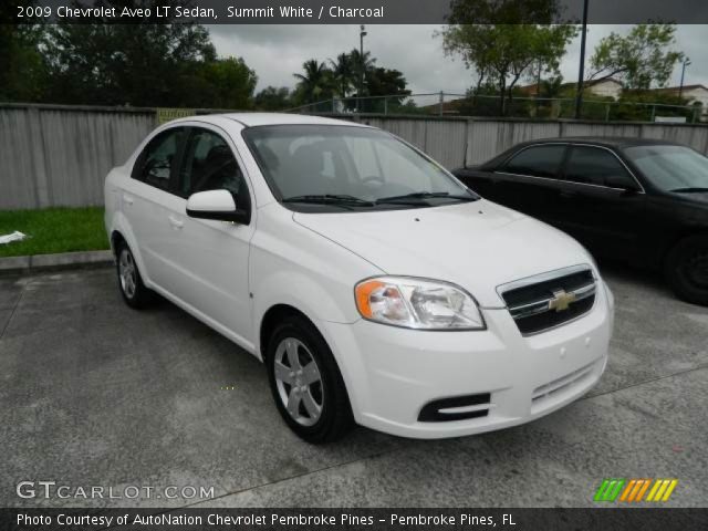 2009 Chevrolet Aveo LT Sedan in Summit White