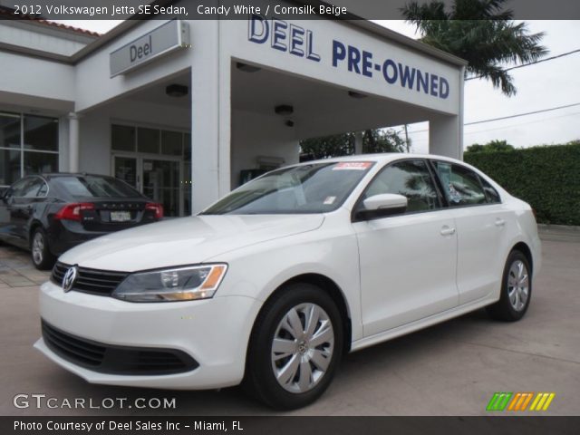 2012 Volkswagen Jetta SE Sedan in Candy White