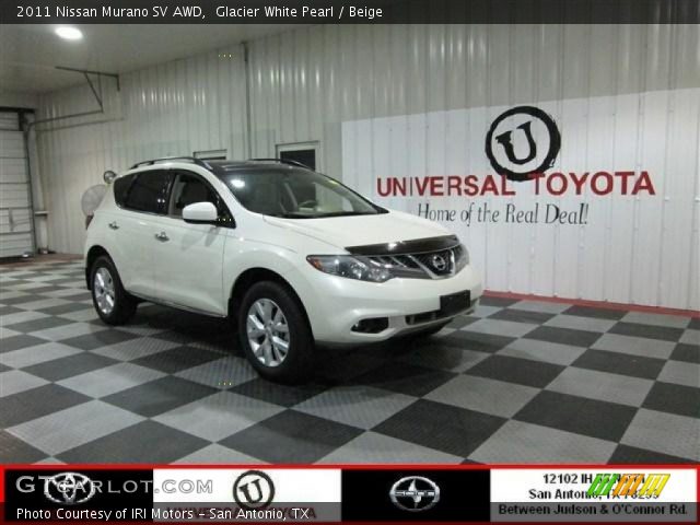 2011 Nissan Murano SV AWD in Glacier White Pearl
