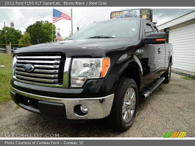 2011 Ford F150 XLT SuperCab in Ebony Black