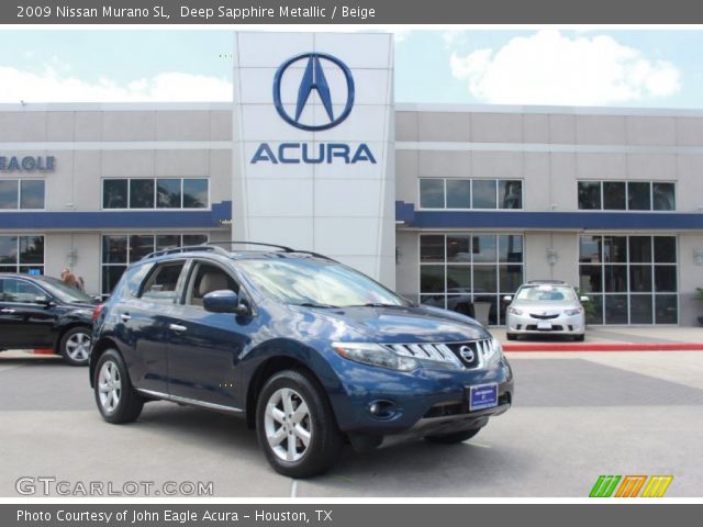 2009 Nissan Murano SL in Deep Sapphire Metallic