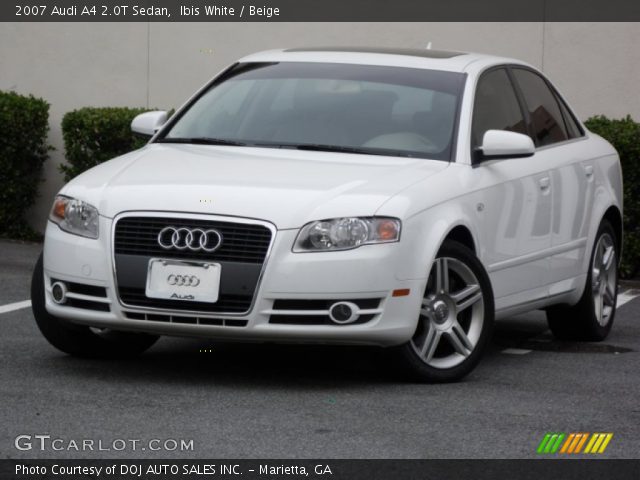 2007 Audi A4 2.0T Sedan in Ibis White
