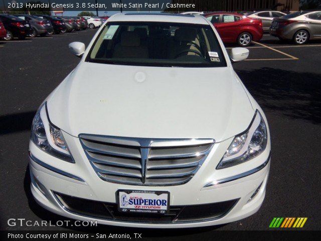 2013 Hyundai Genesis 3.8 Sedan in White Satin Pearl