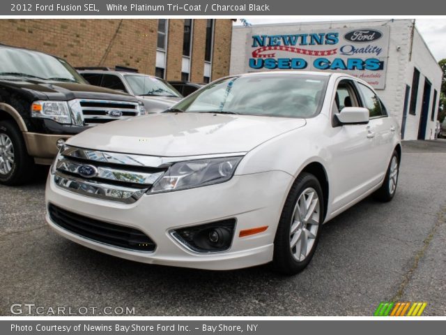 2012 Ford Fusion SEL in White Platinum Tri-Coat