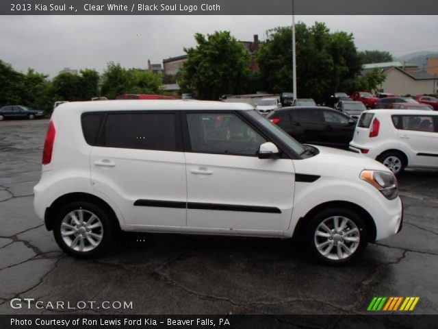 2013 Kia Soul + in Clear White